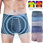 5-6Pack Men's Massage Therapy Boxer Shorts Enlargement Underwear Prostate Trunks