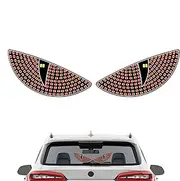 LED Windshield Lights Eyes, Dynamic Car Eyes LED Lights, Warning Light Car Decorations, Truck Eyes Car Windshield Eyes, USB Plug-In, Cool Car Accessories