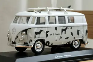 來貘小巴 LAIMO BUS 1:34-39 合金車 迴力車 LAIMO X Volkswagen 附壓克力展示盒 正版授權 馬來貘 Cherng