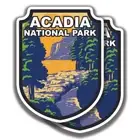 ACADIA NATIONAL PARK DECAL Otter Cliff 2 Stickers Desert Bogo For Window