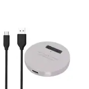 Silver USB3.1 Type C To PCI-E SSD M.2 NVME Enclosure External Reader Converter e