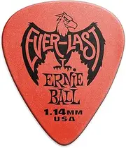 Ernie Ball 1.14mm Red Everlast Picks 12-pack