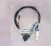 X2 Mini SAS SFF-8088 to SAS SFF-8482 Male 29Pin with 4Pin IDE Power Drive Cable