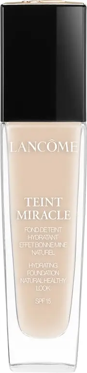 [Lancôme] Hydrating Make-Up Teint Miracle SPF 15 (Moisturizing Foundation) 30 ml - Shade: 010 Beige Porcelaine