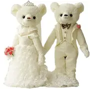 [unlockgift] Cute Bear Pair Wedding Party Gift Wedding Decoration for New Couple New Home (GB05)