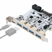 ITHOO 19PIN Dual Core NEC Three Generation PCI-E to USB3.0 Type-C Expansion Card