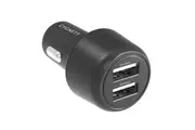 Cygnett CarPower 12W Dual Port 5V 2.4A Universal Car Phone Charger USB-A Black