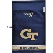 Team Effort NCAA Face/Club Jacquard Golf Towel - Georgia Tech Yellow Jackets