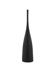 Zen Harmony: Handmade Minimalist Ceramic Vase - Black, 46cm