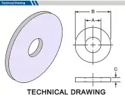 Gasket outside diameter 104mm, thickness 1mm (select inside dia, material, pack)
