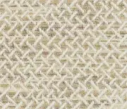 Colefax & Fowler Lattice Jacquard Uphol Fabric- Medway / Beige REMNANT 45"X56"