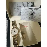 在飛比找蝦皮購物優惠-LONGINES 浪琴 嘉嵐系列 女士石英脕錶 二手閒置品 