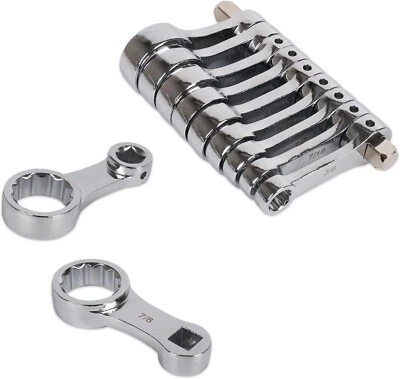 9-Piece 12-Point Torque Adapter Set for Hard-to-Reach Spaces - Chrome Vanadium