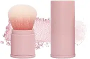 Ksvsonrvi Retractable Powder Brushes, Kabuki Foundation Makeup Brush Travel Brush for Blush & Loose Powder
