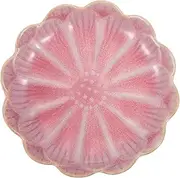 CLISPEED Flower Shape Ceramic Snack Dish Stylish Seasoning Bowl Elegant Side Plate for Dipping Sauces for Fruits Desserts and Appetizers Home Restaurant