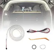 Dynamic Flowing Car Trunk Light Strip, Automatischer Sensor Trunk Led Light Strip, Led Strip Lights for Car Trunks Cargo Area or Interior Illumination Decoration (White,Full Circle 4 Meters)