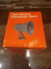 Safe House Indoor/Outdoor Two Sound Electronic Siren Alarm 49-488E