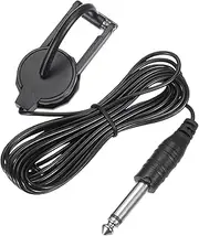 sourcing map Clip-On Violin Pickup with 6mm Plug Instrument Violin Microphone for Violin Acoustic Guitar Ukulele