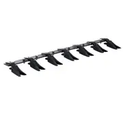Bucket Tooth Bar, 1300 mm, Heavy Duty Tractor Bucket Teeth Bar for Sub-Compact Tractor Loader, 4560 lbs Capacity, Fits Bucket Cutting Edges Sized 1/2" or Less with No Drilling