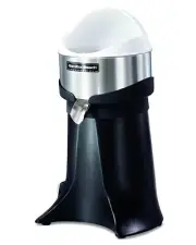 Hamilton Beach HCJ967R Electric Citrus Juicer w/ 3 Reamers, Induction Motor, ...