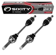 2 pc Sixity XT Rear Left Right Axles compatible with Polaris Ranger 2x4 500 4x4 EFI 700 6x6 800 Crew HD MVRS XP 2006-2017
