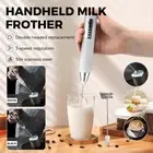 Milk Frother Handheld Portable Electric Rechargeable Coffee Whisk Mixer Beater