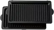 Vitantonio PANINI PLATE Cast Iron Griddles 2 Set PVWH-10-PN From Japan New