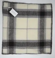 WILLIAMS SONOMA 18x18 Pillow Cover Italian Lambswool Cream Grey MONDAVI NEW $99