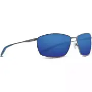 Costa Turret Matte Dark Gunmetal/ Blue/Black w/Blue Mirror 580P 06S6009-60090863
