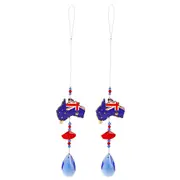 2PK Gibson Gifts Eternity Aussie Sun Catcher Australia Hanging Ornament Decor