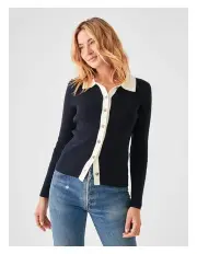 [Faherty] Mikki Cardigan in Navy