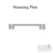 Mounting Plate/ Bracket, 4 hole, 3-7/16 multi-point sash lock