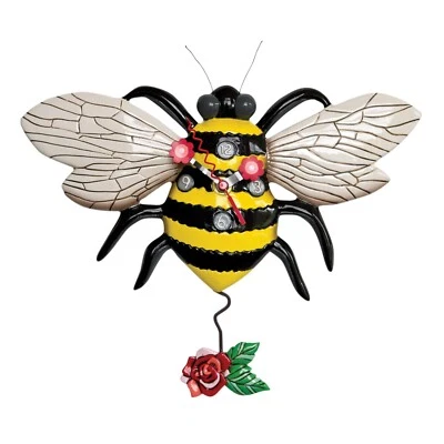ALLEN DESIGN "BUZZ" THE BEE WALL CLOCK P1804