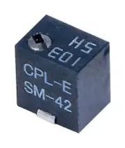 TRIMMER POTENTIOMETER, CERMET, 1M, 11TURN, SMD, Trimmers, Variable Resistors