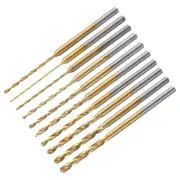 10Pcs 0.6/0.8/1/1.2/1.3/1.5/1.6/1.8/2/2.2mm Micro Engraving Drill Bit Set