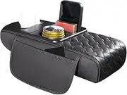 Car Armrest Cover, Waterproof Arm Rest Pad, 14.17x6.3in Multifunctional Auto Booster Cushion, Vehicle Interior Accessories, Armrest Protection for Trucks, Comfortable