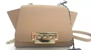 Zac Zac Posen Women Bag NWT Eartha Mini Chain Crossbody Nude