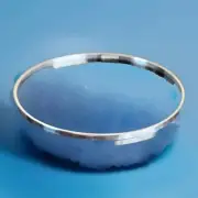 Erick's Sterling Silver Size 7.6 In. Bangle Bracelet Taxco.925