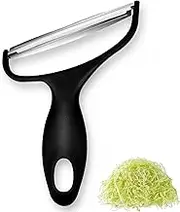 Vegetable Peeler Large Peelers for Kitchen, Y Wide Veggie Shredder for Cabbage Lettuce Julienne, Swivel Stainless Steel Blades Big Size