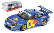 Spark 100SPA17 Porsche 911 GT3 RS 996 'RWS-Red Bull' 24H Spa 2002 - 1/43 Scale