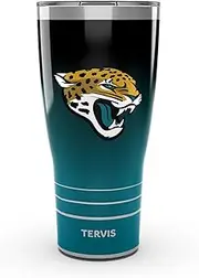 Tervis Traveler NFL Jacksonville Jaguars - Ombre Triple Walled Insulated Tumbler Travel Cup Keeps Drinks Cold & Hot, 30oz, Stainless Steel