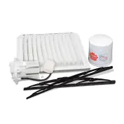 Sakura Front Wiper Blades & Filter Service Kit for Toyota Corolla ZRE152 Spin-On