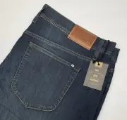 NEW Travis Mathew Legacy Featherweight Jeans Sz 40 Golf Pants Blue Denim Stretch