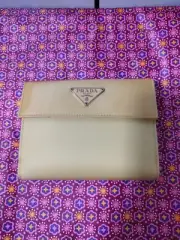 Unused Prada Bi Fold Wallet Yellow