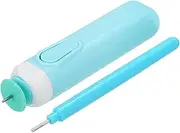 uxcell Electric Quilling Pen, Plastic Quilling Needle Pen, Paper Crafting Tool Slotted Kit for Beginners Art Craft DIY Paper Flowers Making Handmade Paper Rolling Crafts(Light Blue, Blue)