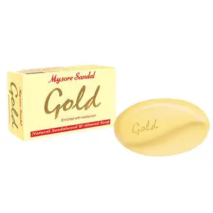 印度 Mysore 邁索爾 黃金檀香潤膚皂125g 檀香皂 香皂 肥皂 Sandal Gold Soap - 個人風格
