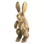 NEW PLUSH SOFT TOY Folkmanis 2429 Jack Rabbit Hand Puppet