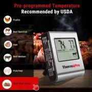 TP16 Digital Cooking Thermometer Large LCD Meat BBQ Grill Thermometer with Timer