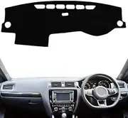 Dashboard Cover Dash Mat,for Jetta MK6 Vento 2012 2013 2014 2015 2016 2017 2018,Anti-Scratch Dash Cover Dashboard Cover Mat Sun Shade Protect Carpet