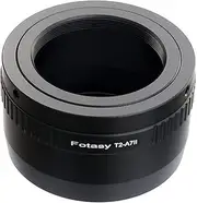 Fotasy T Mount Lens to E Mount Adapter, T2 E Mount Adapter, Emount Telescope Lens Adapter, Compatible with Sony a7 a7R a7s II III IV a9 a7c Alpha 1 a6600 a6500 a6400 a6300 a6100 a6000 a5100 ZV-E10